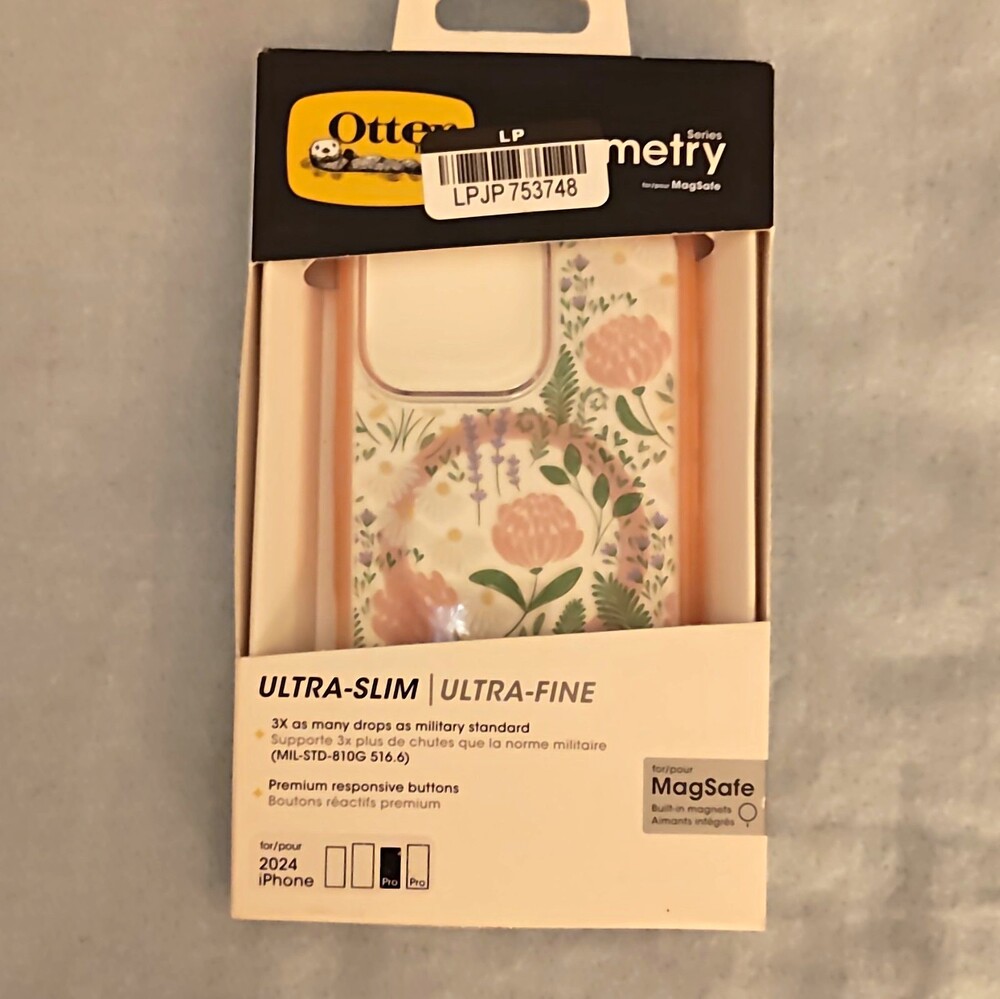 OtterBox Symmetry Series MagSafe Ultra-Slim Floral Case for iPhone 16/16 Pro